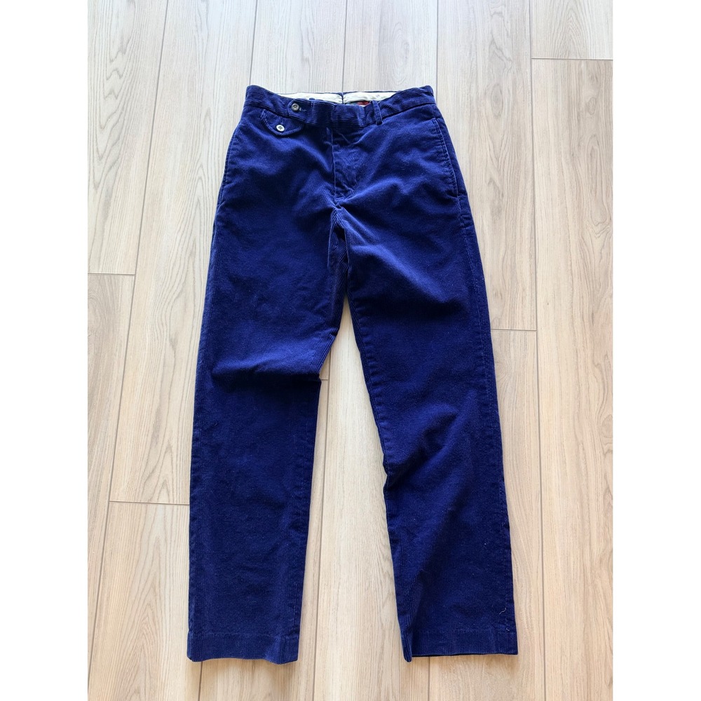 Polo Ralph Lauren Suffield Pant Mens 30/30 True Blue Corduroy Straight Leg